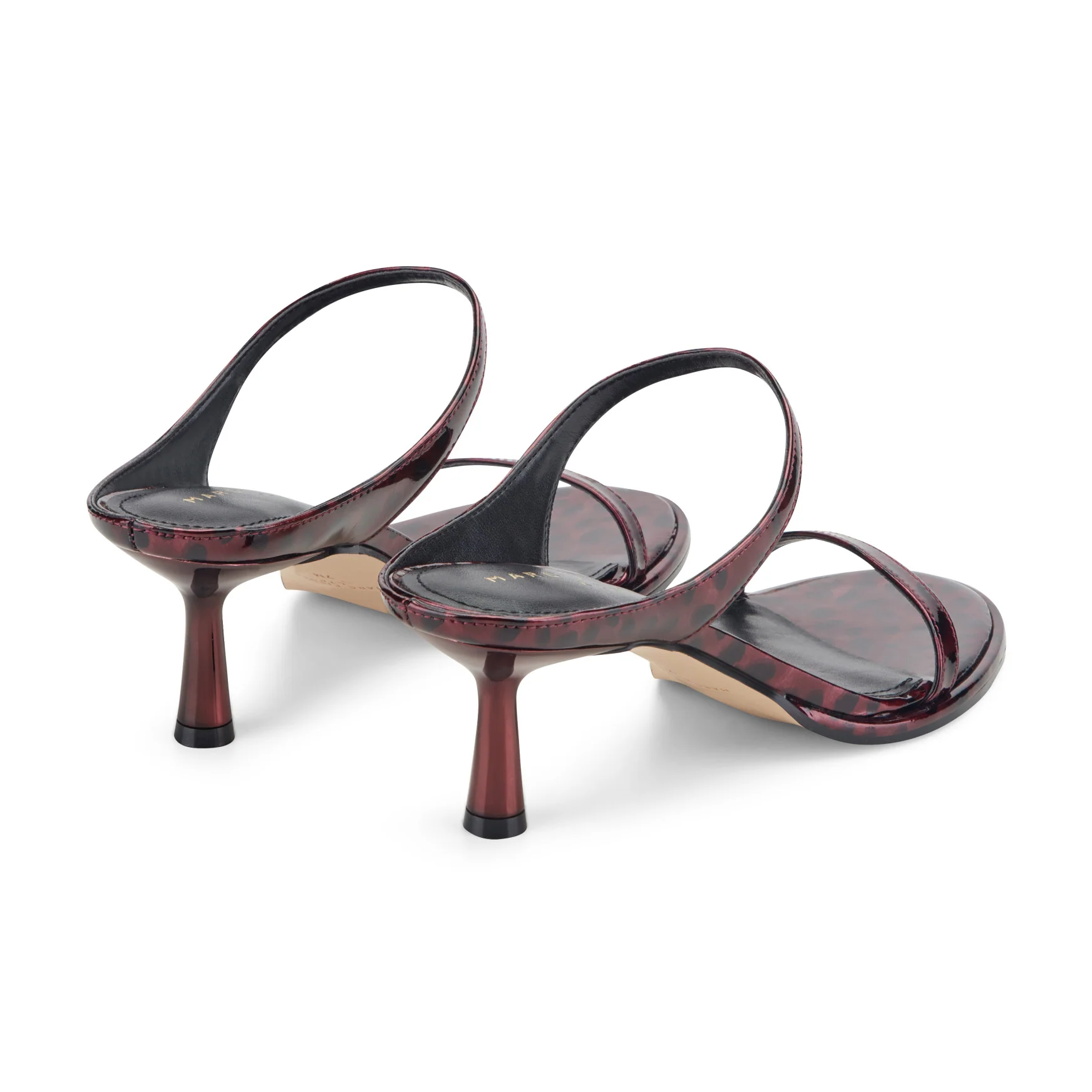 Alonde Leather Heeled Slide Sandal - Image 3