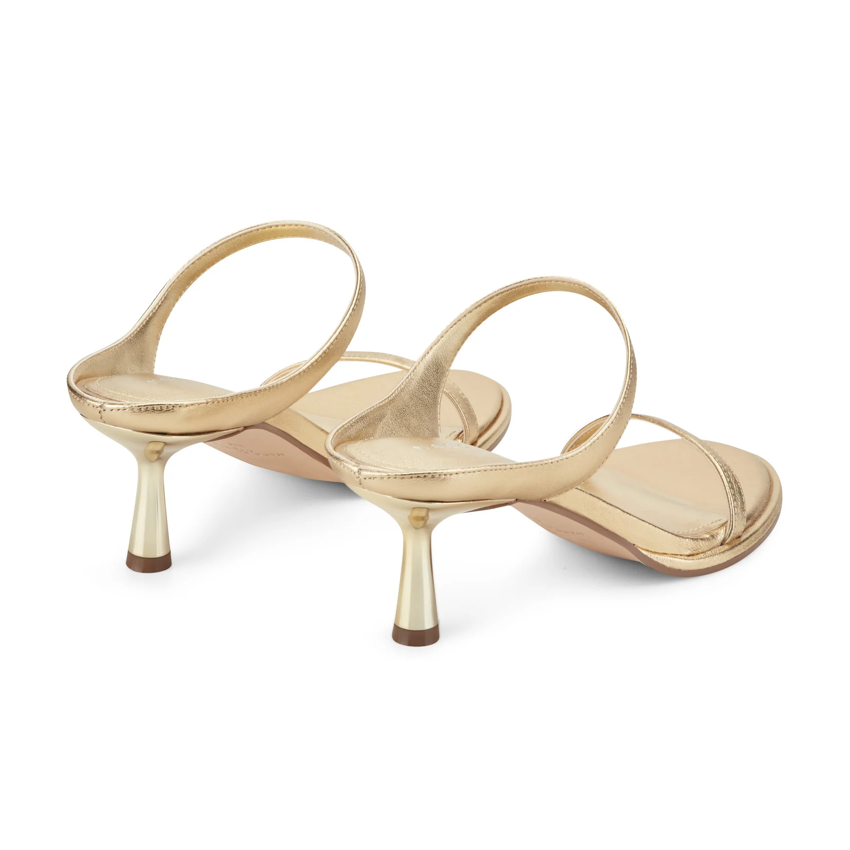 Alonde Leather Heeled Slide Sandal - Image 3