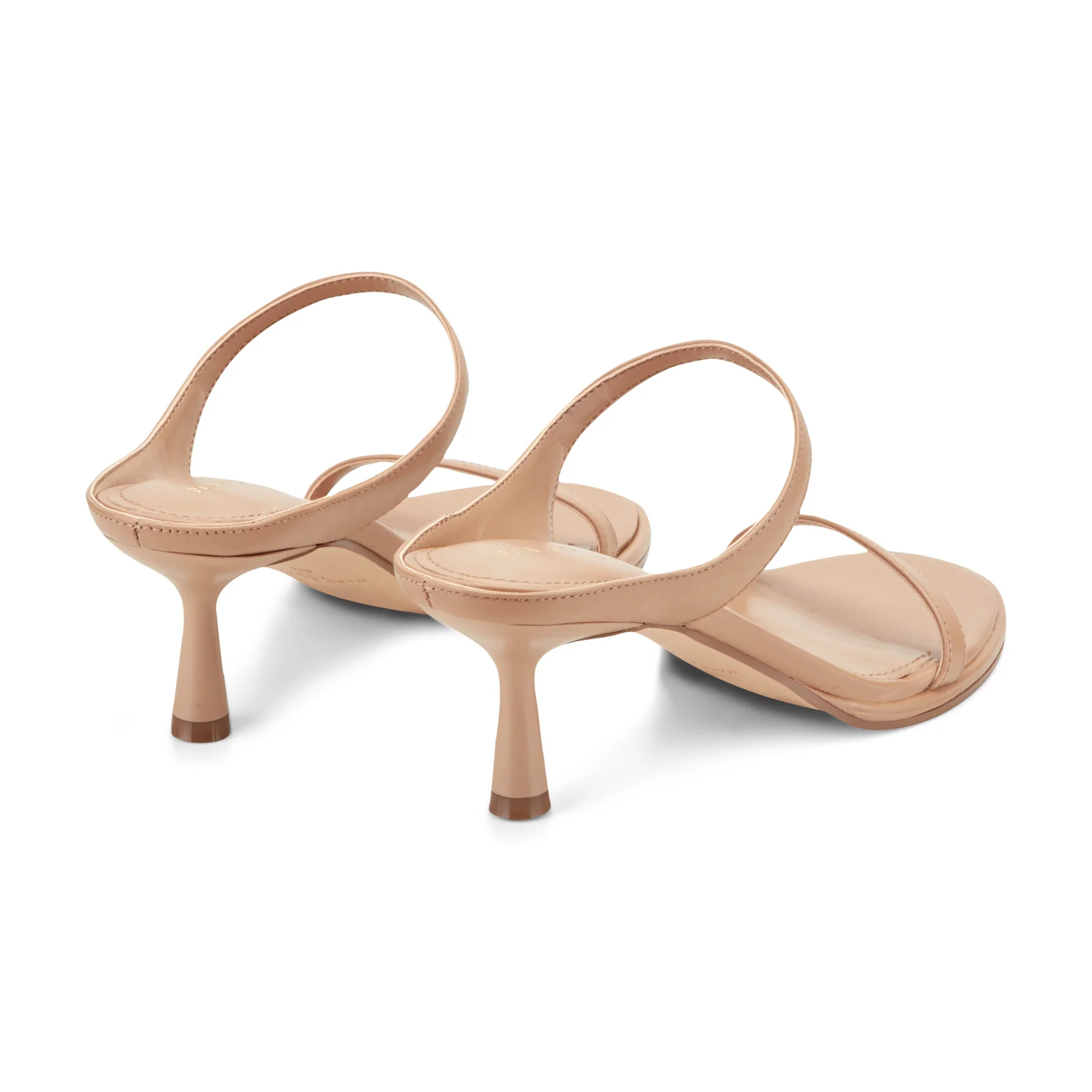 Alonde Leather Heeled Slide Sandal - Image 3
