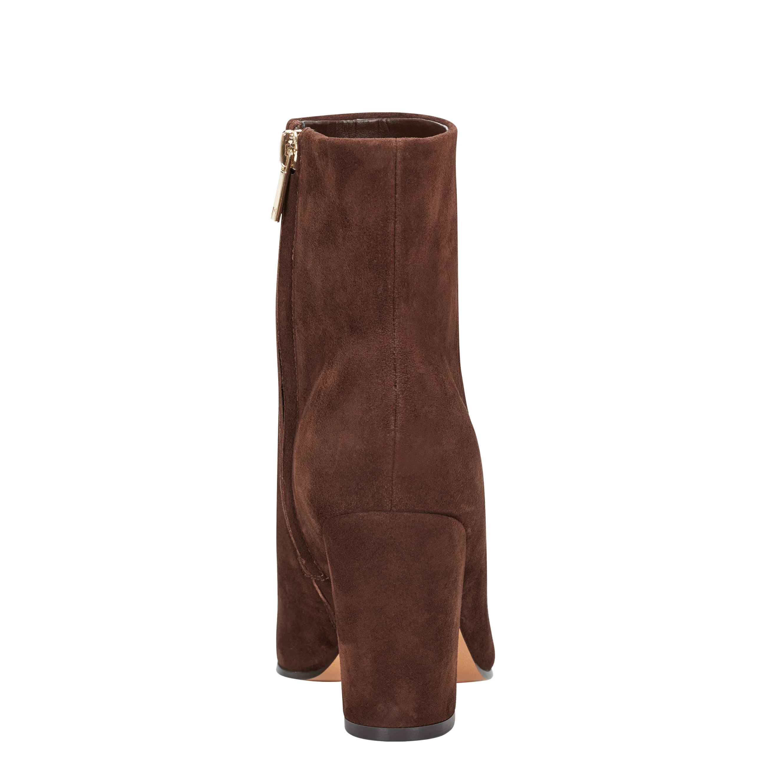 Elynna Block Heel Leather Bootie - Image 4