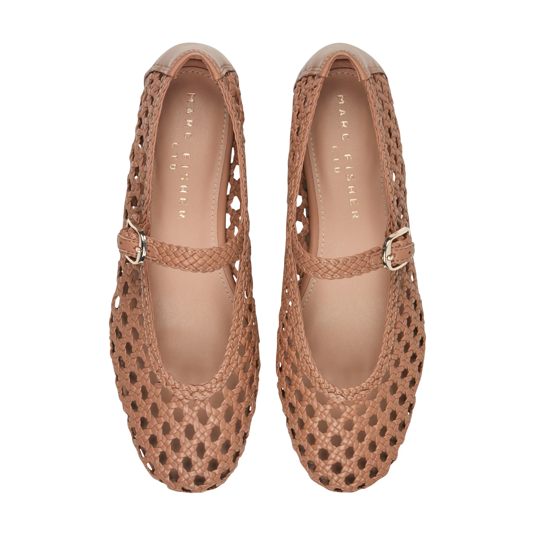Evonna Woven Leather Mary Jane Ballet Flat - Image 5