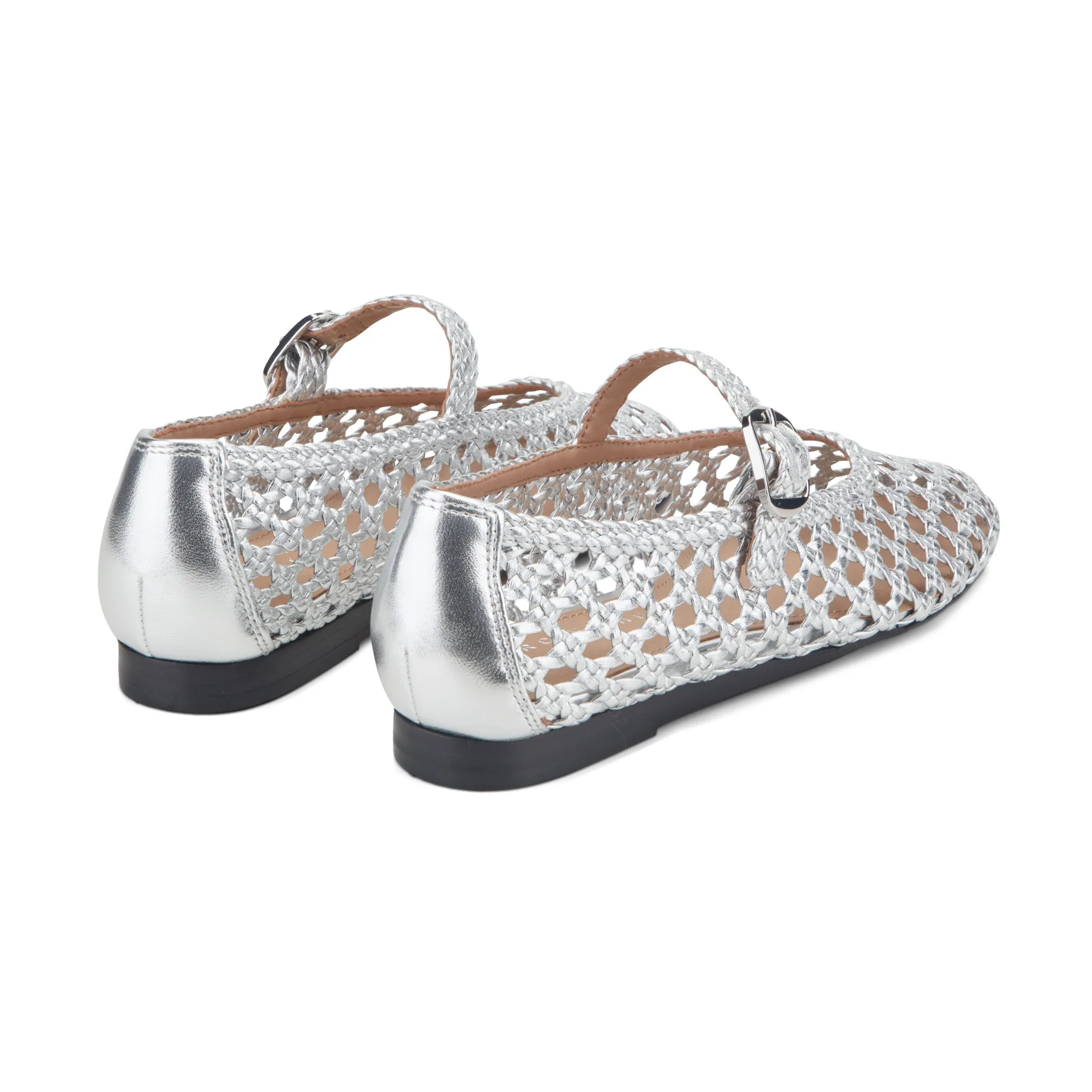 Evonna Woven Leather Mary Jane Ballet Flat - Image 3