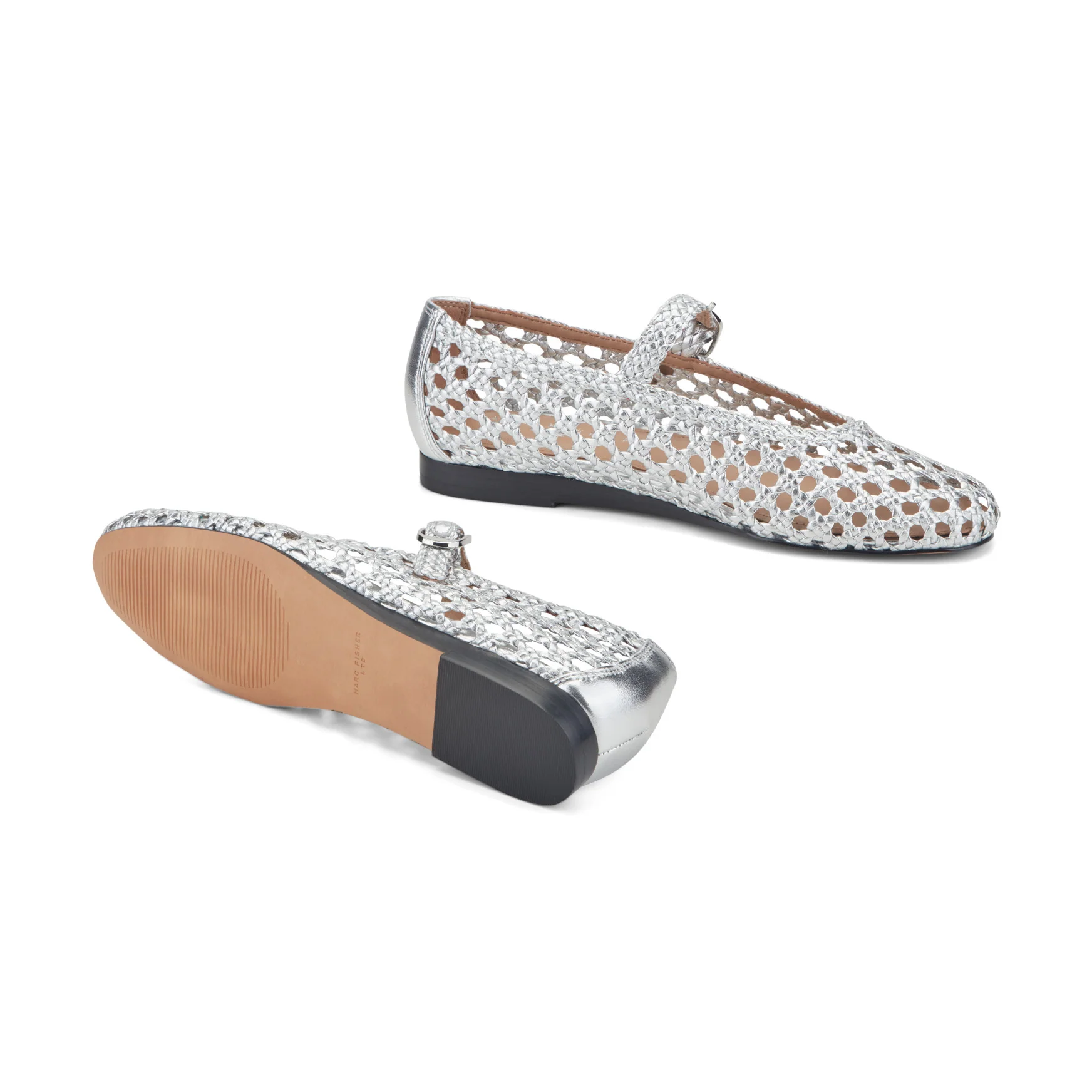 Evonna Woven Leather Mary Jane Ballet Flat - Image 4
