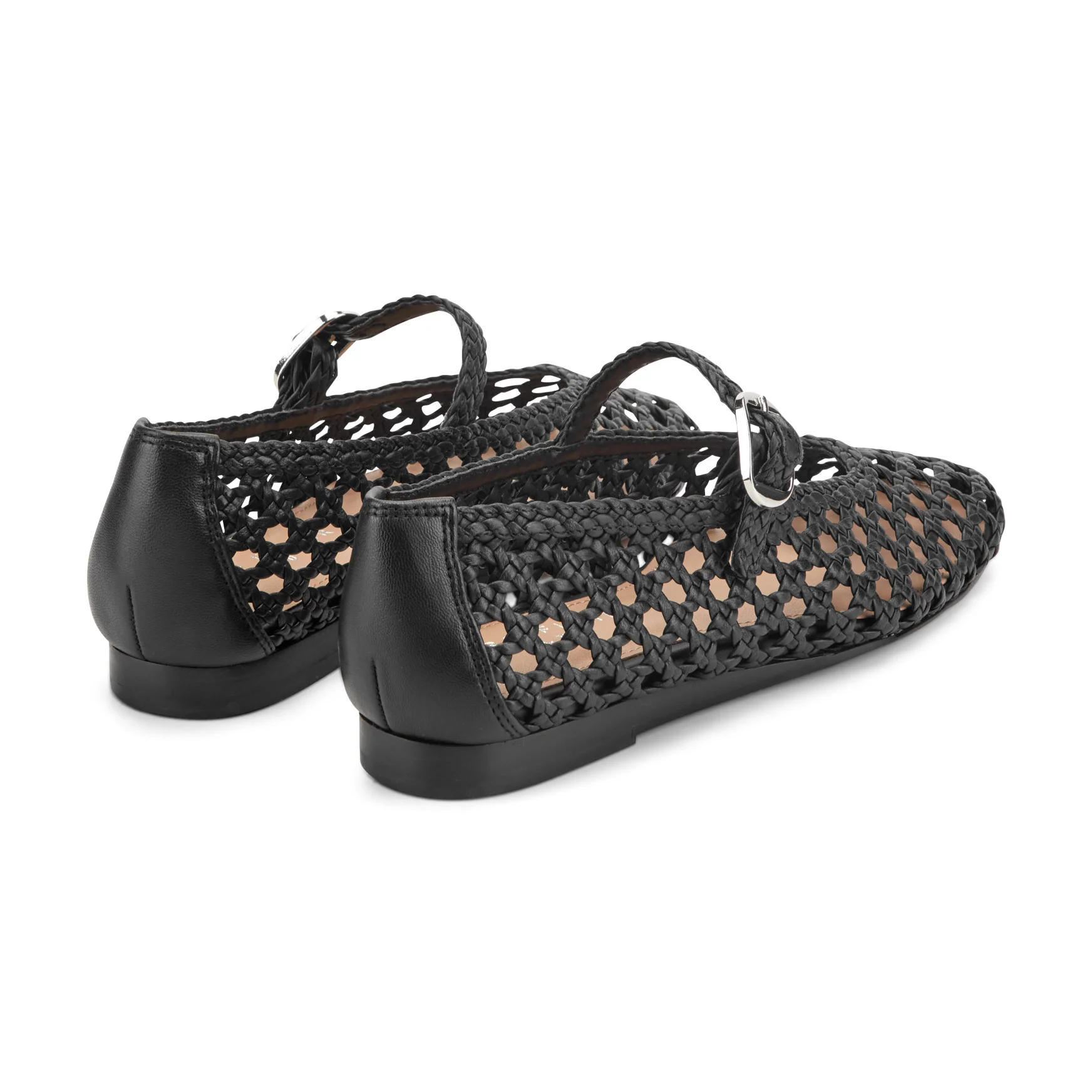 Evonna Woven Leather Mary Jane Ballet Flat - Image 3