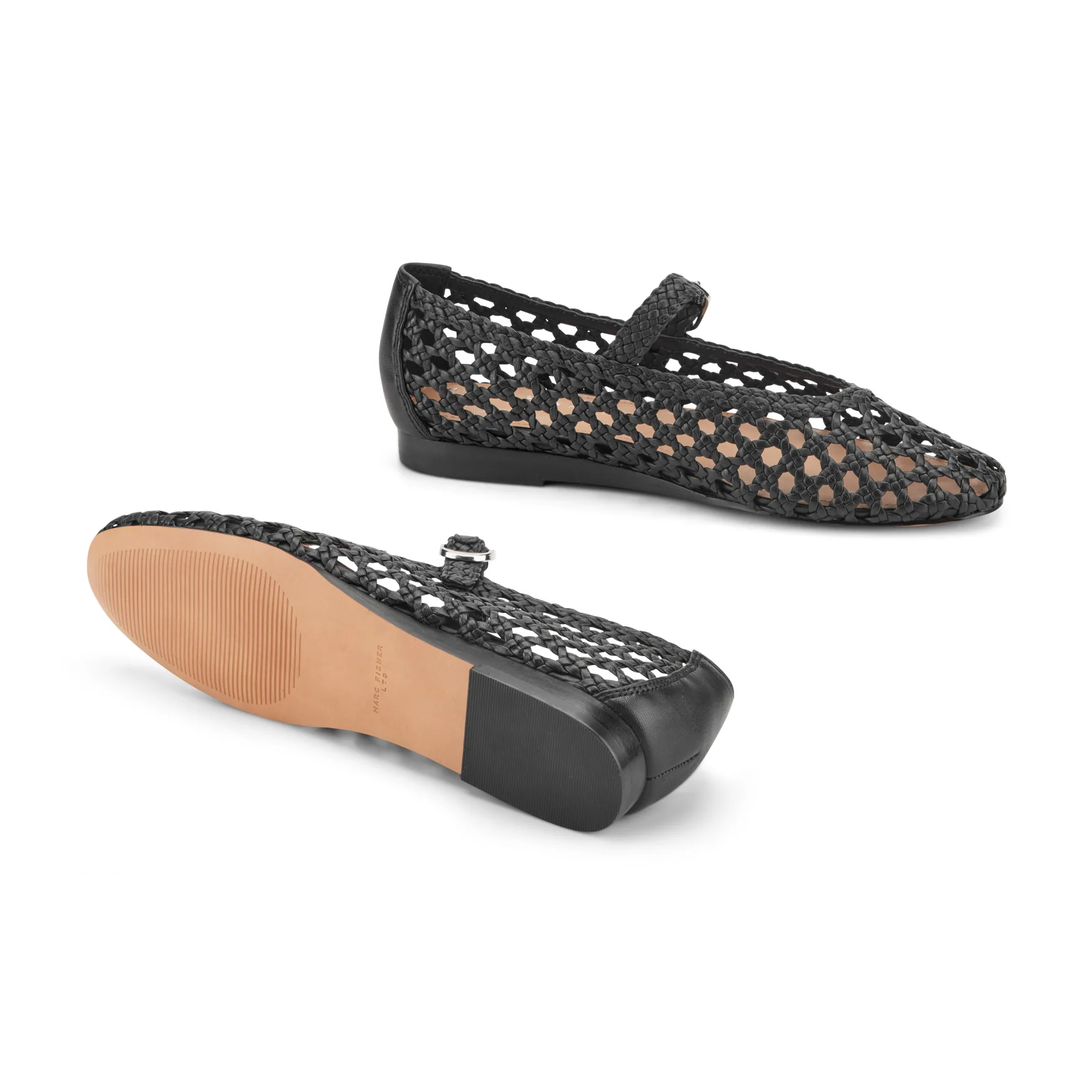 Evonna Woven Leather Mary Jane Ballet Flat - Image 4