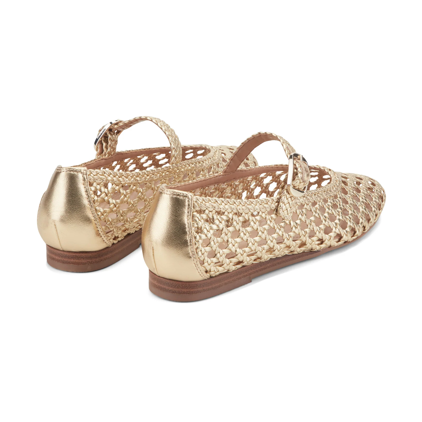 Evonna Woven Leather Mary Jane Ballet Flat - Image 3
