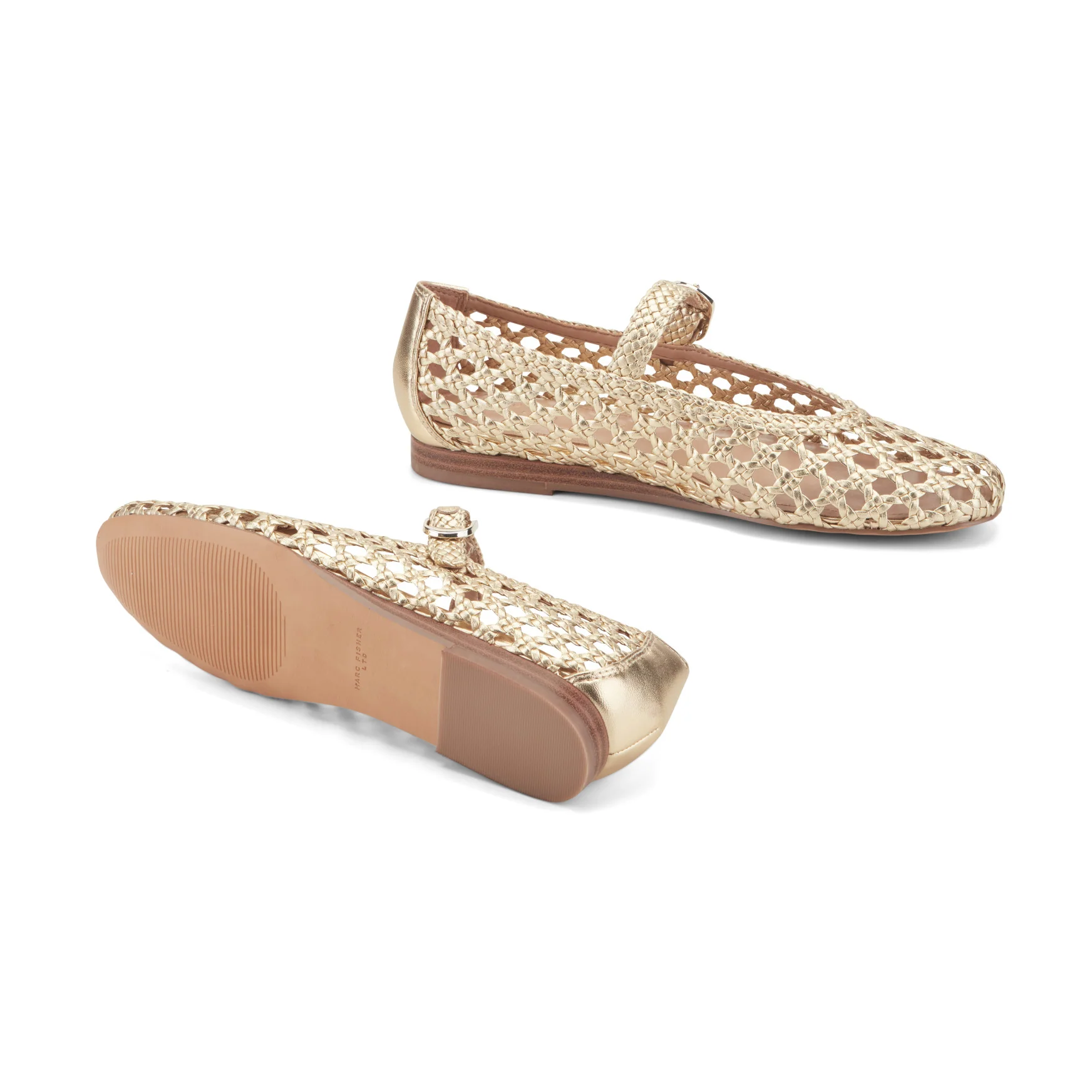 Evonna Woven Leather Mary Jane Ballet Flat - Image 4